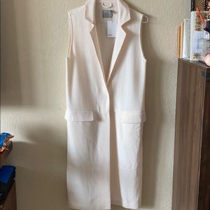 NWT ASOS Trench Long Vest Jacket #1210